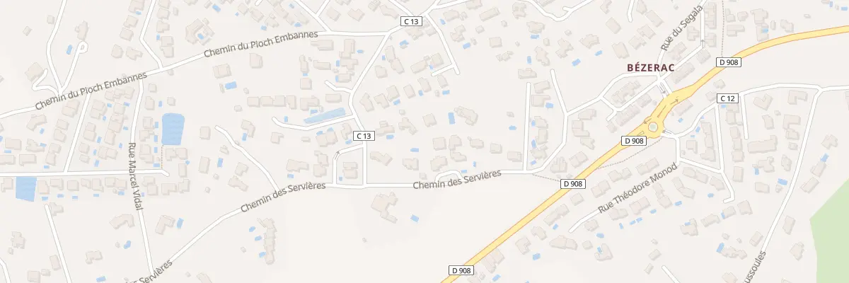 Plan du 128 Che des Servieres à Clermont-l’Hérault