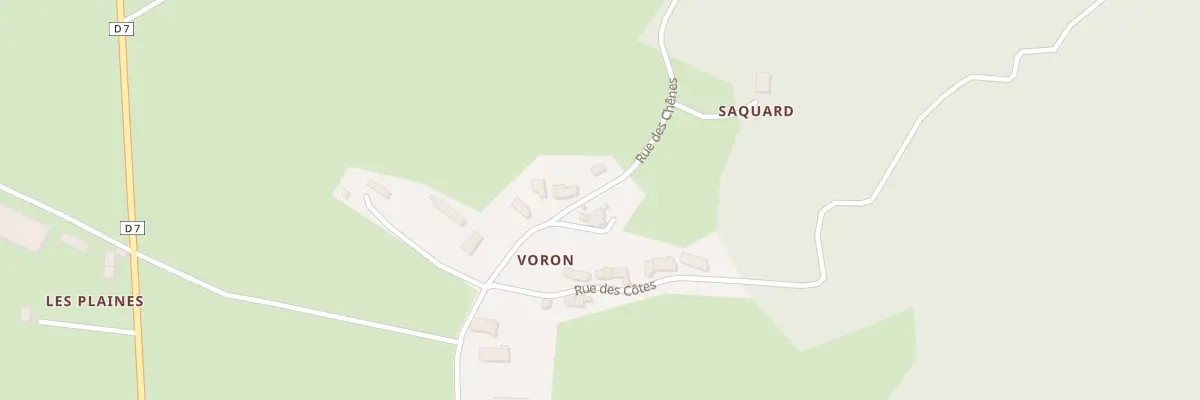 Plan du 1 Rue des Noyers à Sugères