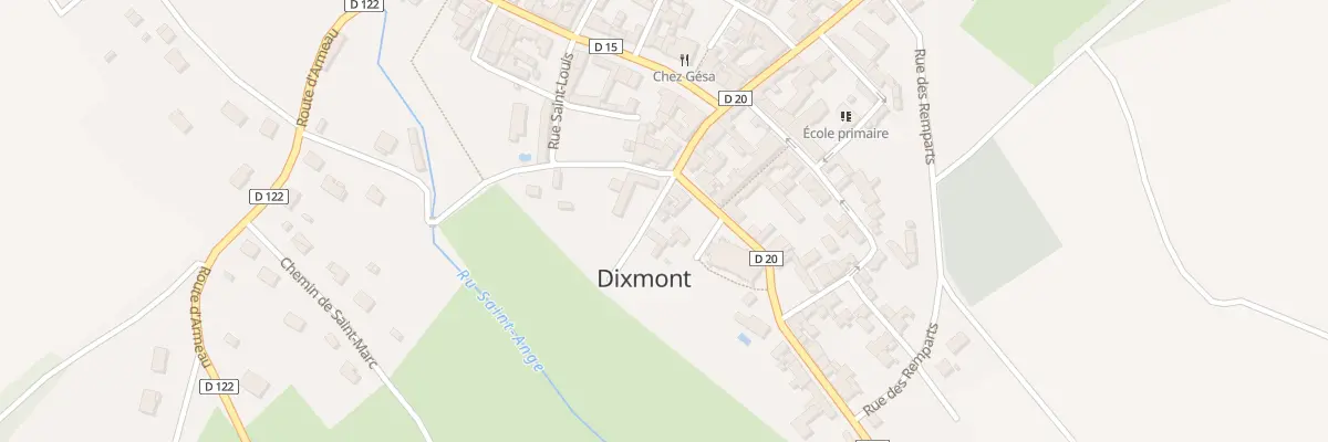 Plan du 3 Che de la Ruisse à Dixmont