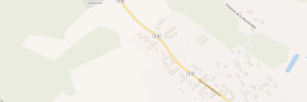 Plan du 60 Rue Saint Maurice à Brancourt-en-Laonnois