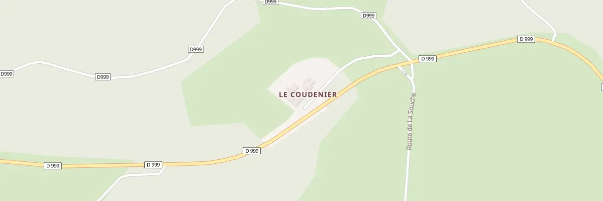 Plan du 5180 Le Coudenier au Vernet-Chaméane