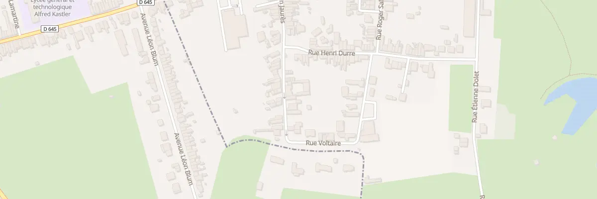 Plan du 3 Rue Voltaire à Wavrechain-sous-Denain