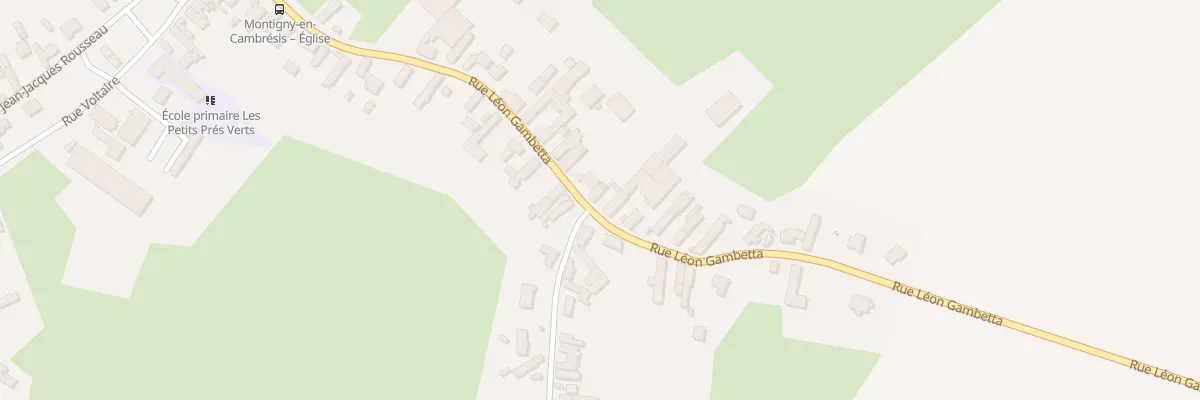 Plan du 35 Rue Gambetta à Montigny-en-Cambrésis