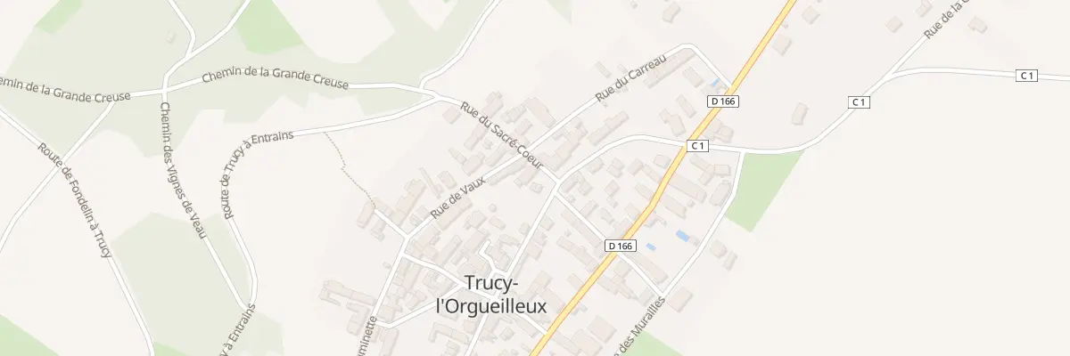 Plan du 1 Rue du Sacré-Coeur à Trucy-l’Orgueilleux