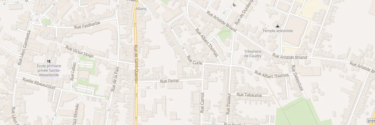 Plan du 46 Rue Curie à Caudry