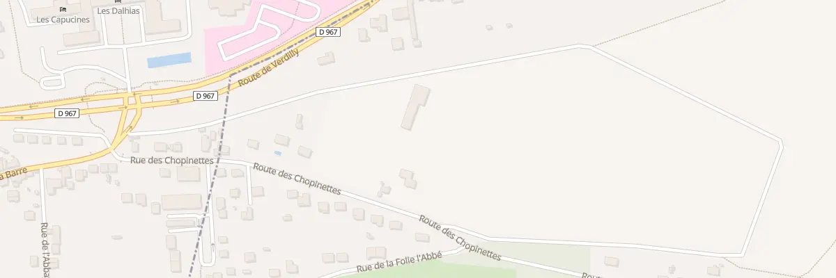 Plan du 44 Rte des Chopinettes à Brasles