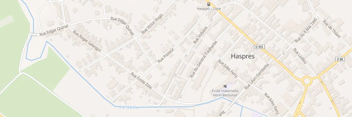 Plan du 5 Rue Pasteur à Haspres