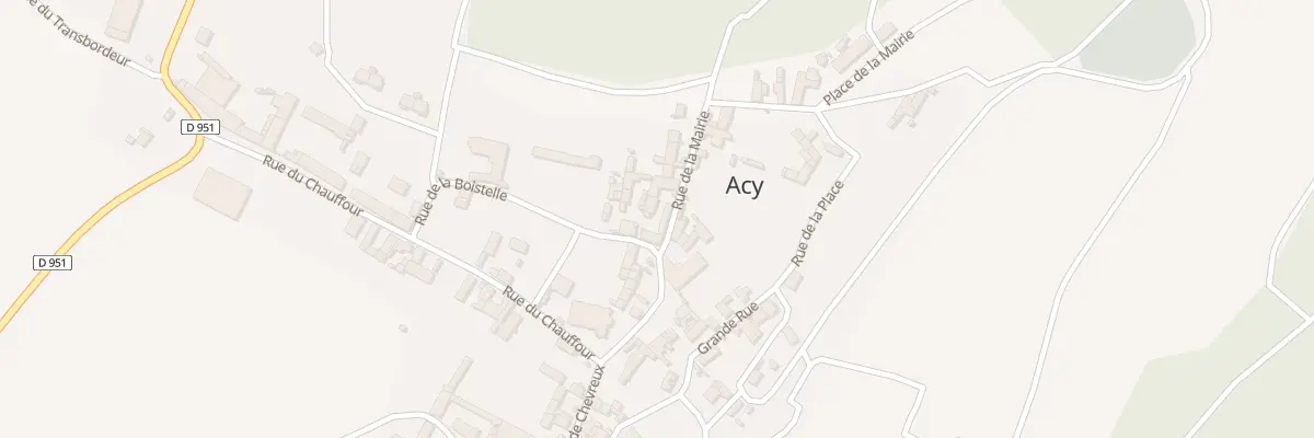Plan du 7 Rue de la Mairie à Acy