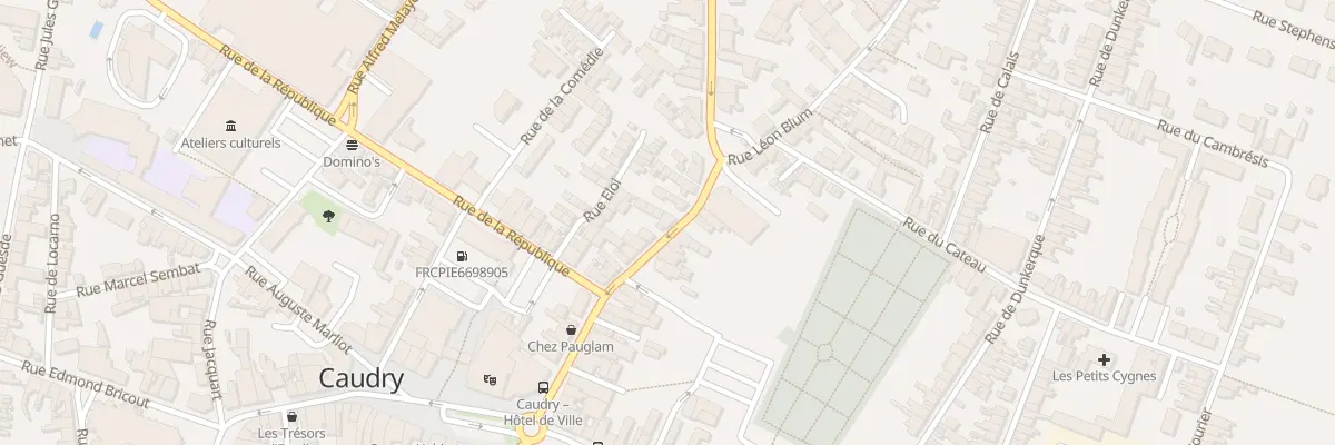 Plan du 27 Rue du Mal Leclerc à Caudry
