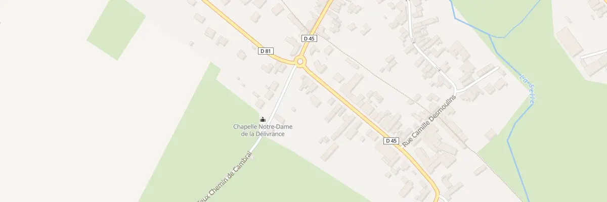 Plan du 6 Rue Pierre Brossolette à Haspres