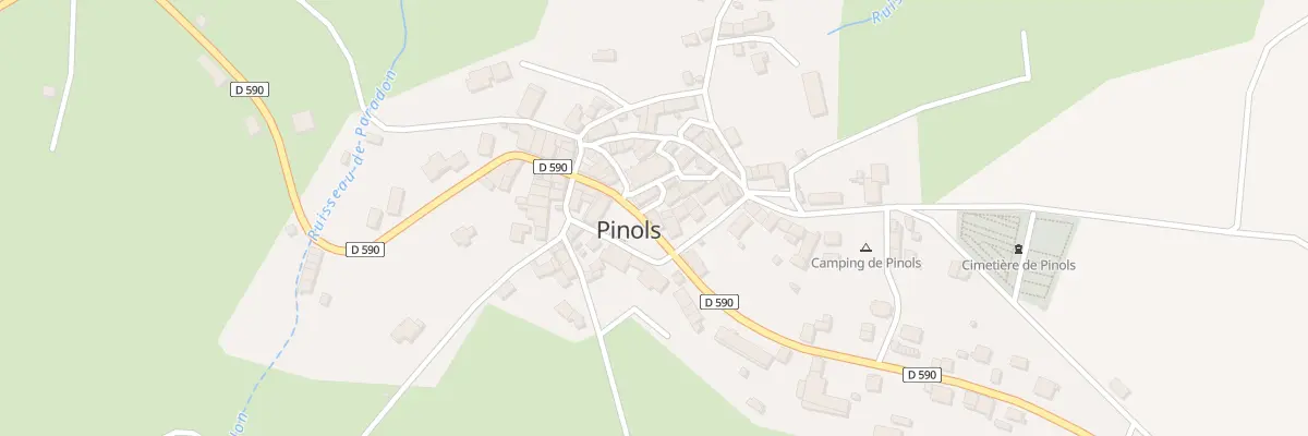 Plan du 5092 Le Bourg à Pinols