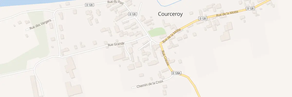 Plan du 2 Vc de l’Eglise à Courceroy