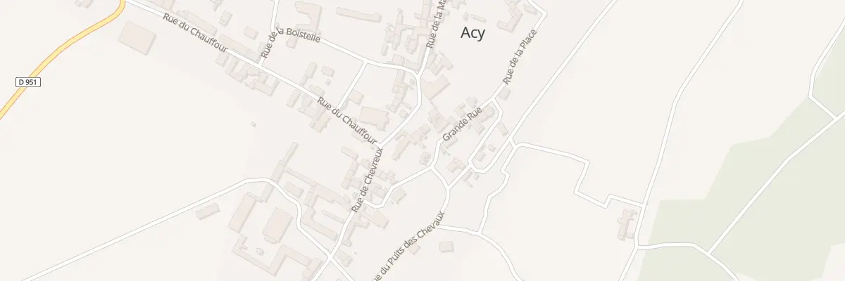 Plan du 4 Rue de la Mairie à Acy