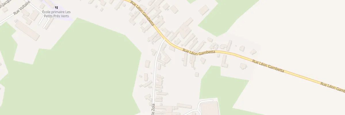 Plan du 34 Rue Gambetta à Montigny-en-Cambrésis