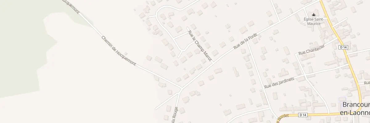 Plan du 6 Vc Res Le Champ Marot à Brancourt-en-Laonnois