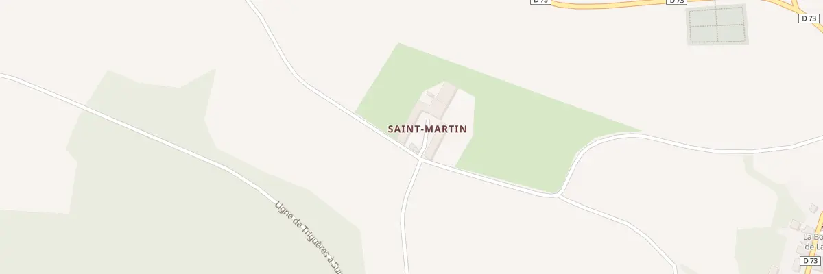 Plan du 234 Saint Martin à Druyes-les-Belles-Fontaines