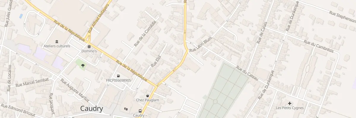 Plan du 31 Rue du Mal Leclerc à Caudry