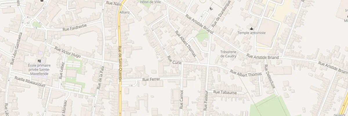 Plan du 23 Rue Curie à Caudry