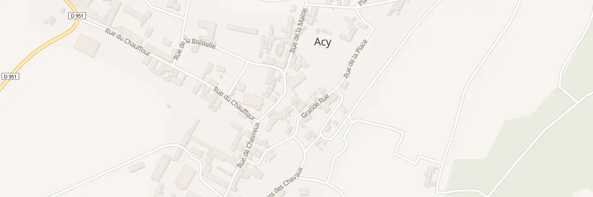 Plan du 8 Rue de la Mairie à Acy