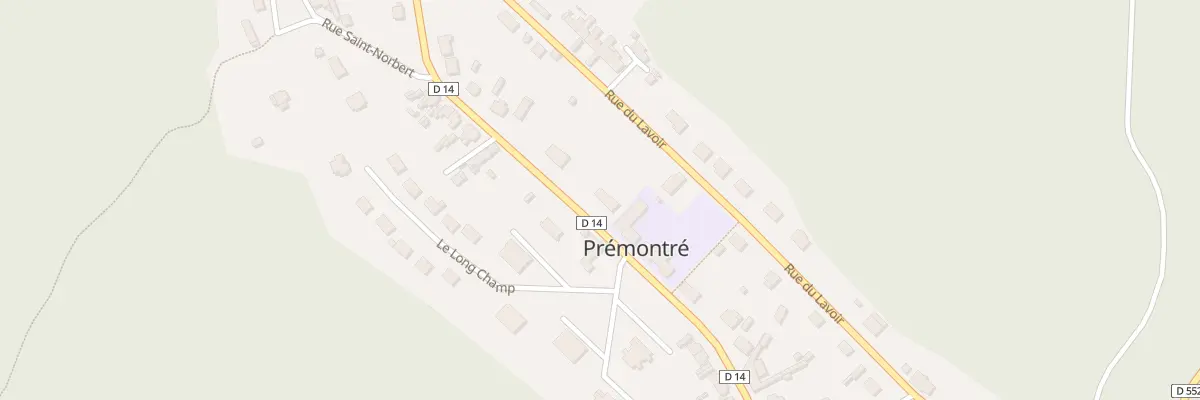 Plan du 17 Rue Eugène Potelet à Prémontré