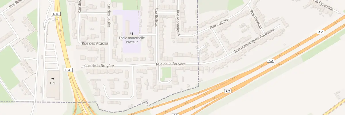 Plan du 18 Rue la Bruyère à Denain