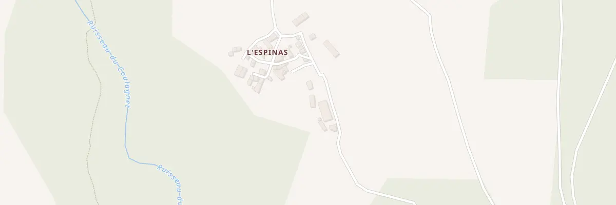 Plan du 5153 Village d’Espinas à Monts-de-Randon