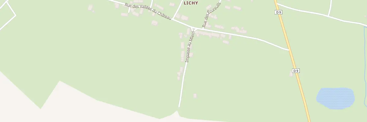 Plan du 8 Imp au Miens à Bona