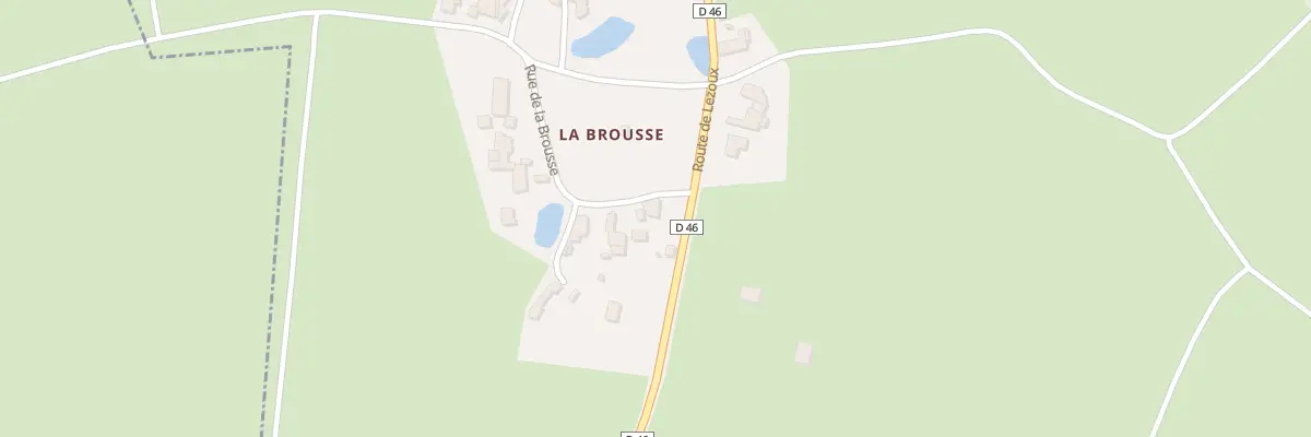 Plan du 5032 La Brousse à Crevant-Laveine