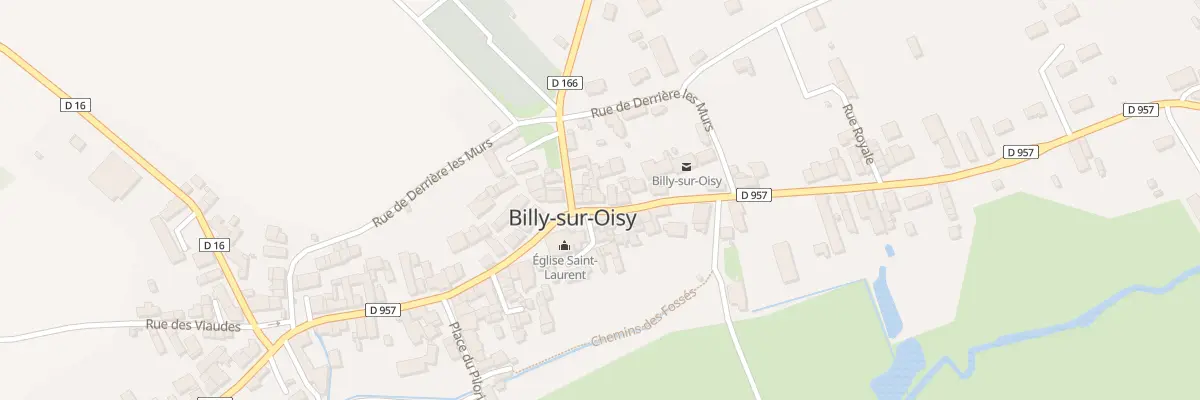 Plan du 17 Rue de la Porte de Billy à Billy-sur-Oisy