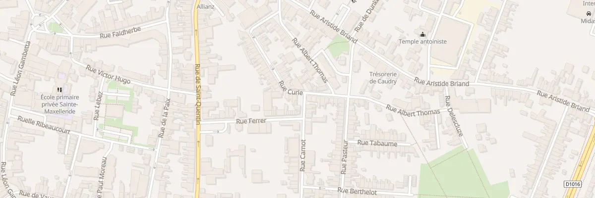 Plan du 52 Rue Curie à Caudry