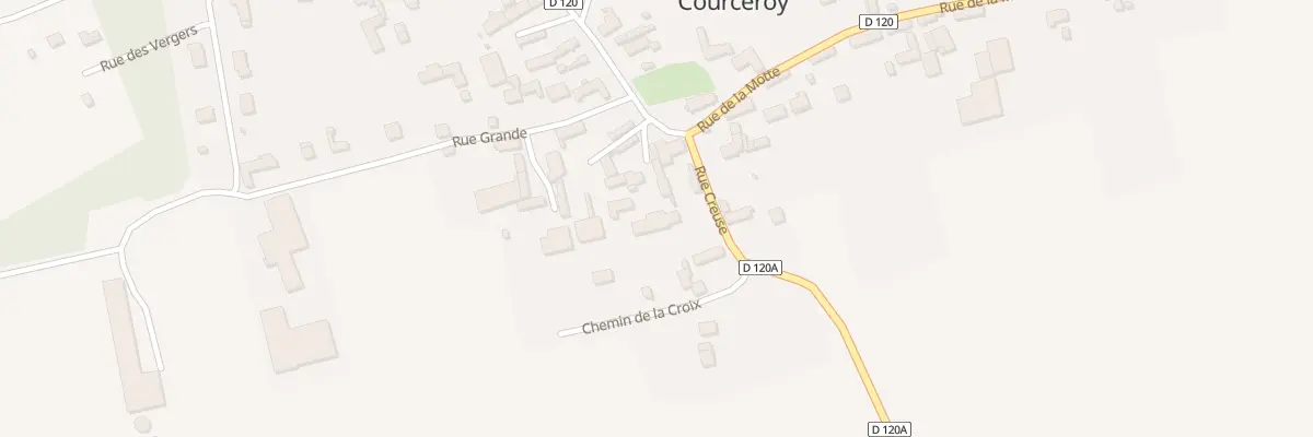 Plan du 4 Pl de l’Eglise à Courceroy