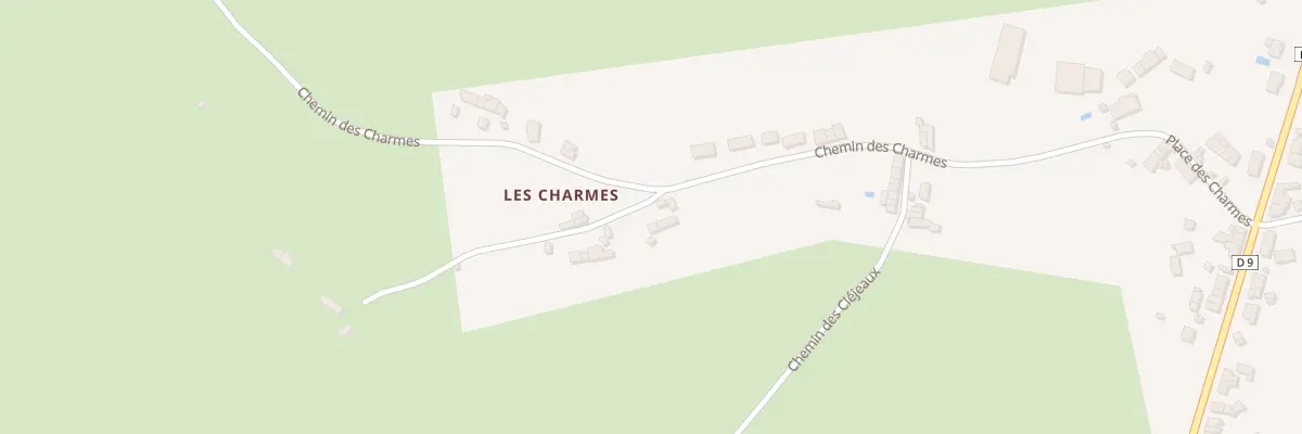 Plan du 13 Les Charmes à Trois-Vèvres