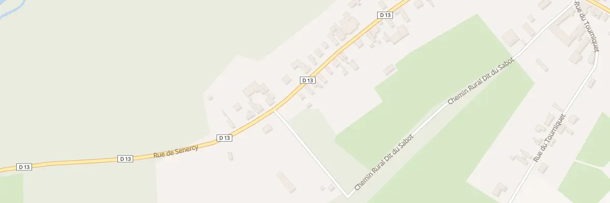 Plan du 39 Rue de Senercy à Séry-lès-Mézières