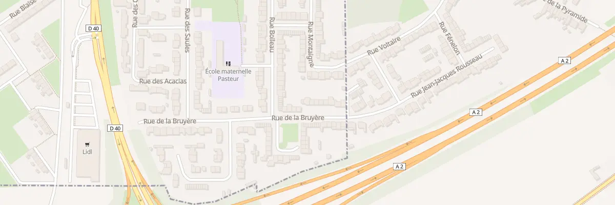 Plan du 16 Rue la Bruyère à Denain