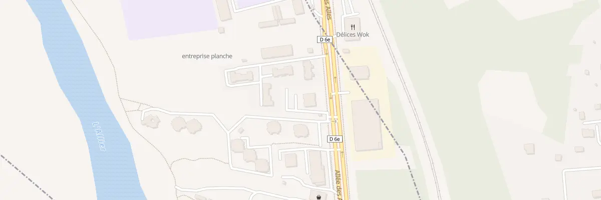 Plan du 57 All des Ailes à Vichy