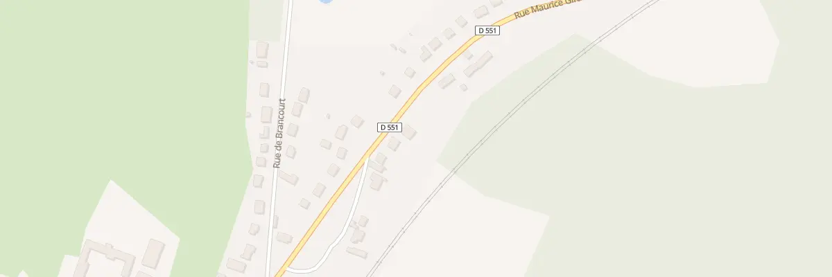 Plan du 591 Rue Maurice Girard à Vauxaillon