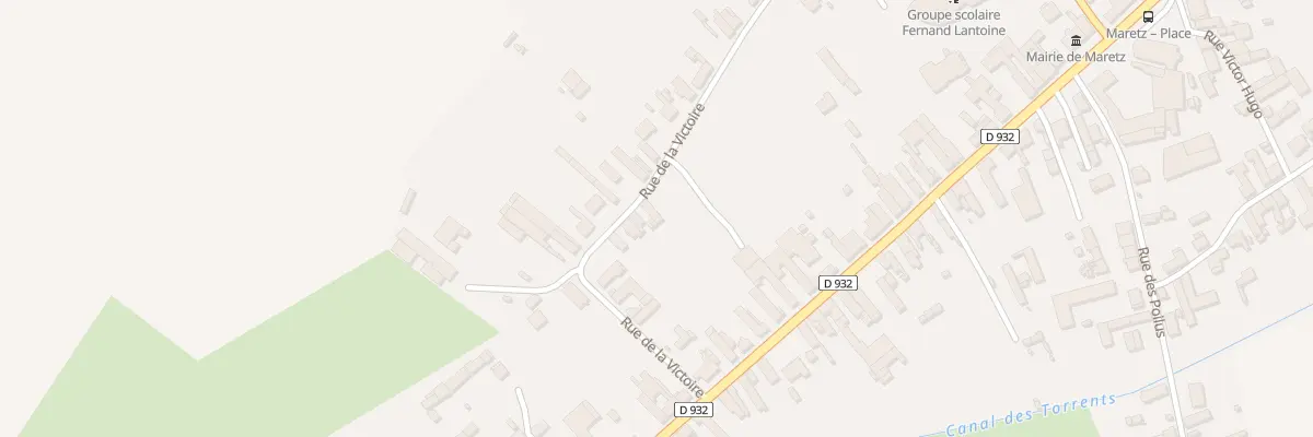 Plan du 12 Rue de la Victoire à Maretz