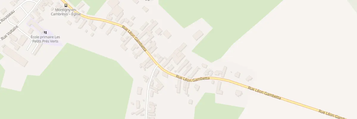Plan du 37 Rue Gambetta à Montigny-en-Cambrésis