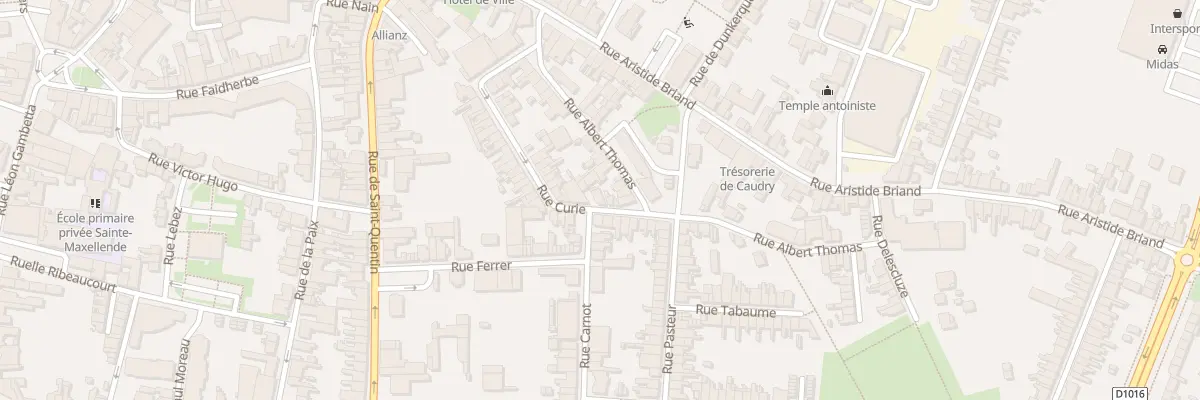 Plan du 31 Rue Curie à Caudry
