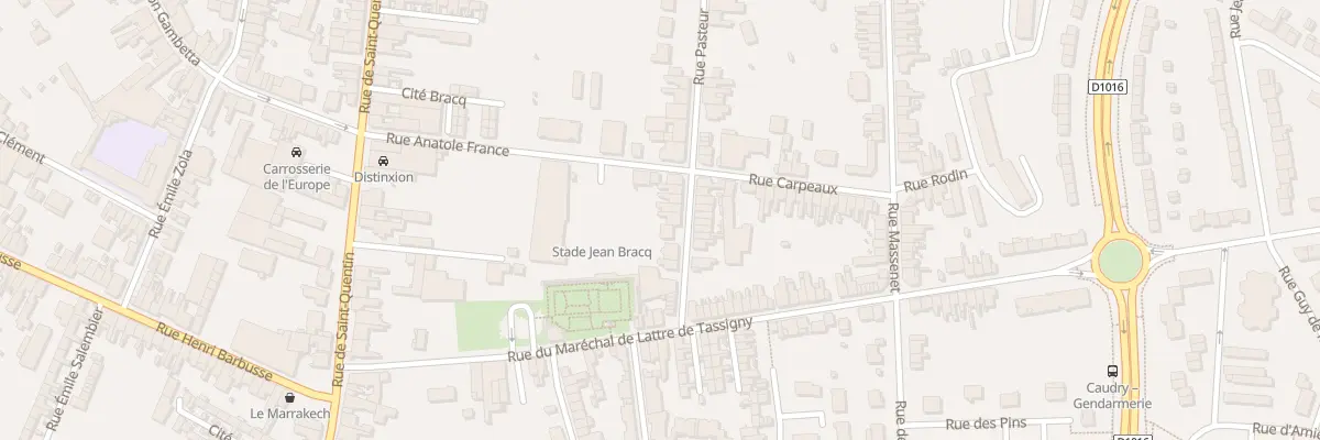 Plan du 130 Rue Pasteur à Caudry