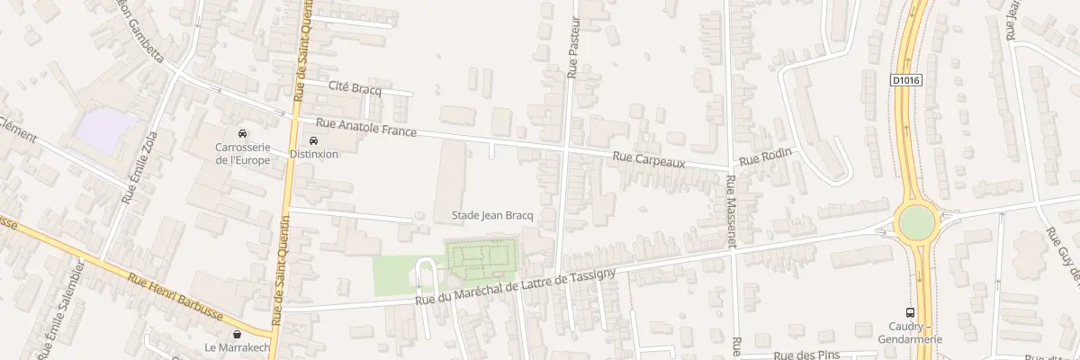 Plan du 128 Rue Pasteur à Caudry