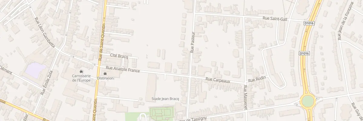 Plan du 112 Rue Pasteur à Caudry