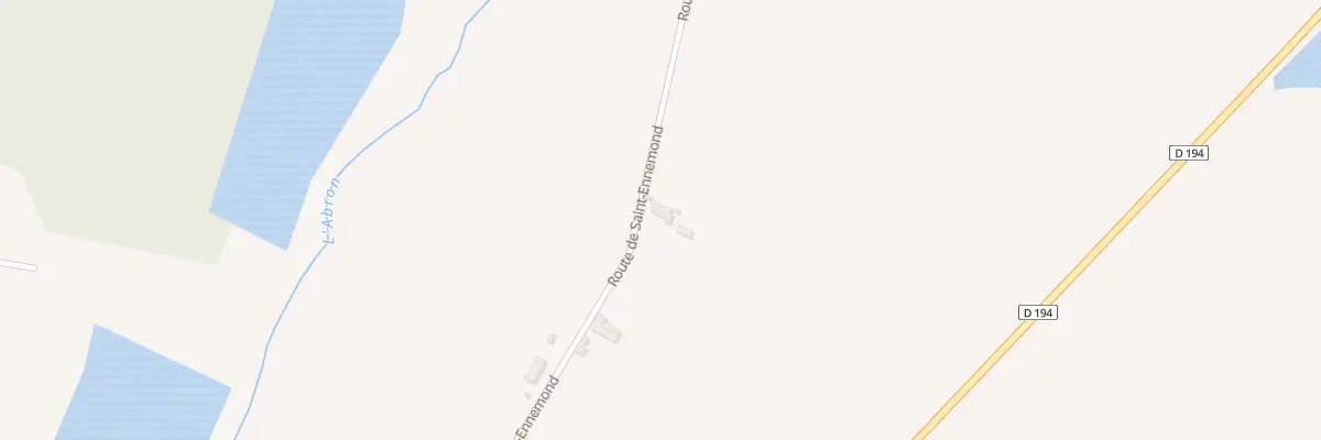 Plan du 12 Rte de Saint-Ennemond à Gennetines