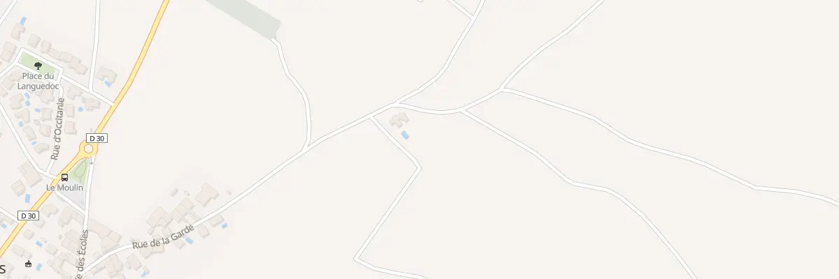 Plan du 34 Rue de la Garde à Nizas