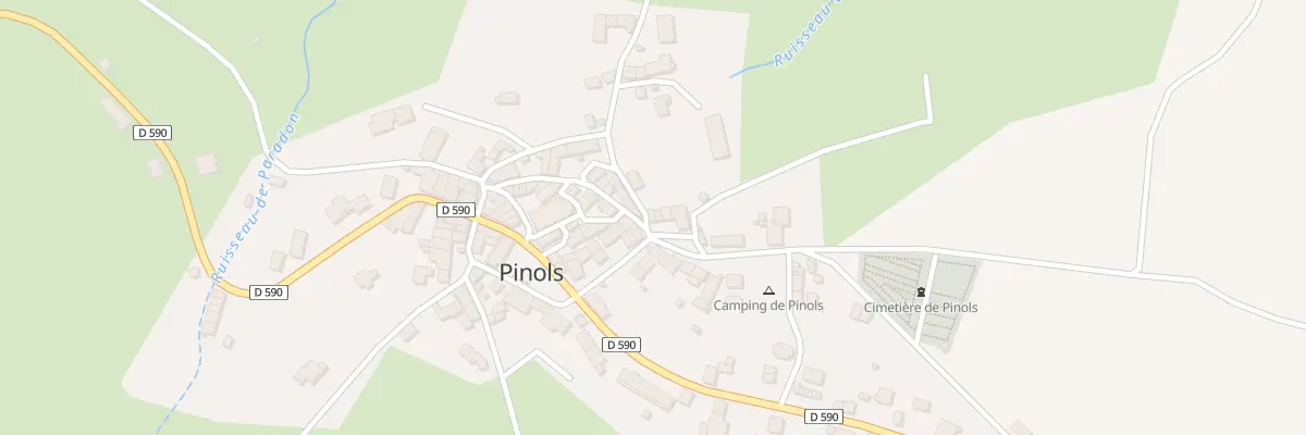 Plan du 5054 Le Bourg à Pinols