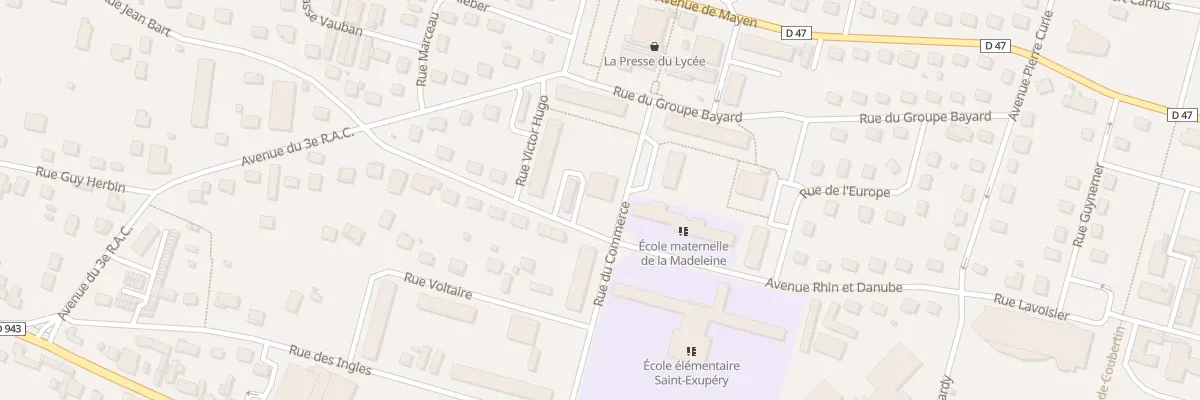 Plan du 2 Rue du Commerce à Joigny