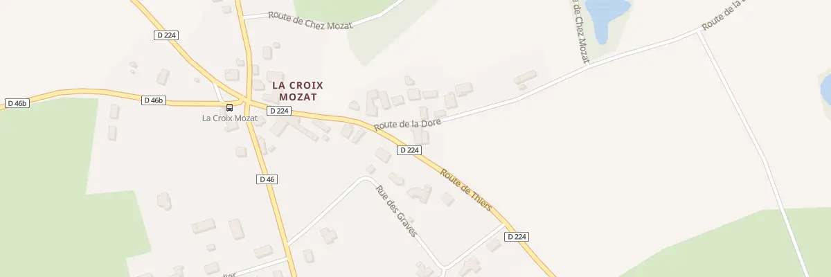 Plan du 5104 La Croix Mozat à Crevant-Laveine