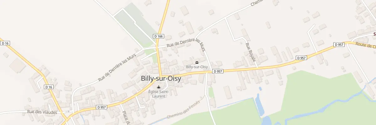 Plan du 3 Rue de la Porte de Billy à Billy-sur-Oisy