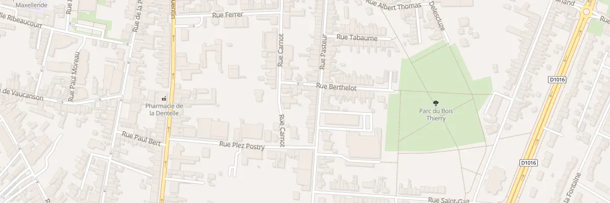 Plan du 40 Rue Pasteur à Caudry