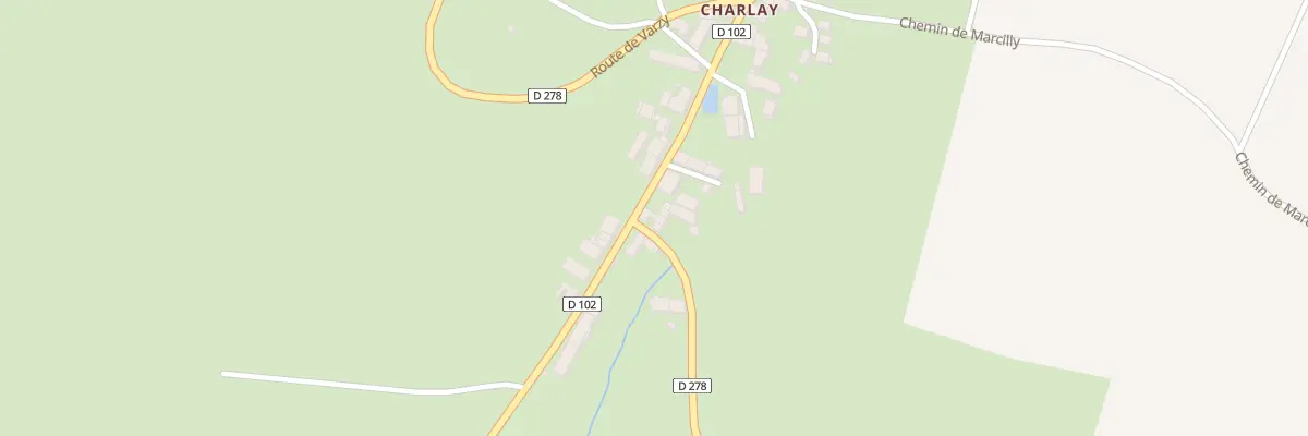Plan du 2 Rte de Mhers à Varzy